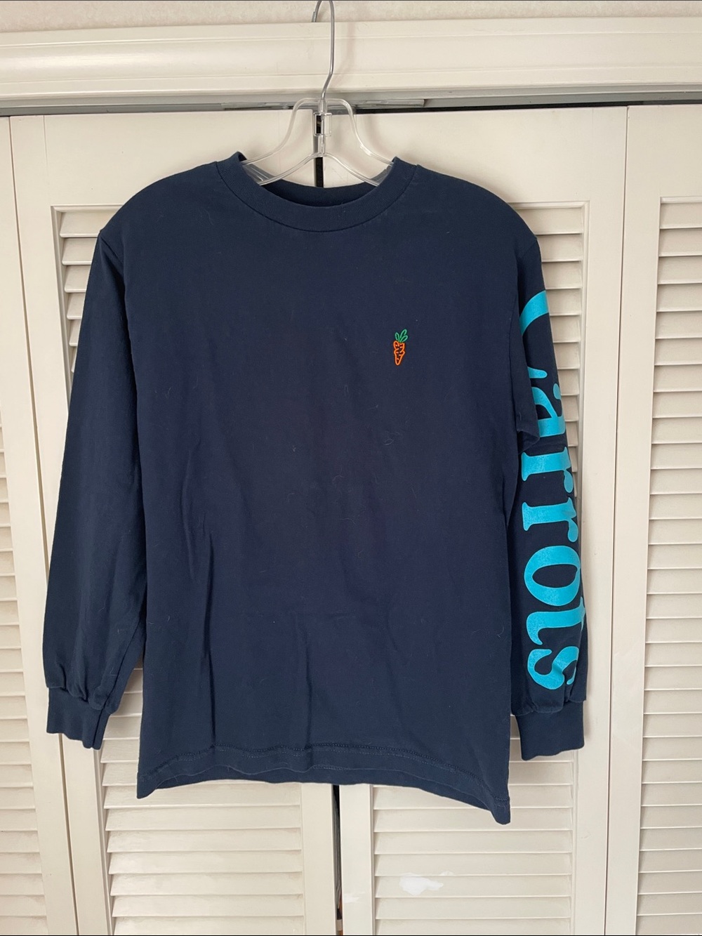 Carrots by Anwar Carrots Navy long sleeve t-shirt Sz S